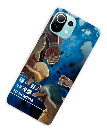 Funda Para Xiaomi Attack On Titan Eren Reiner Con Nombre