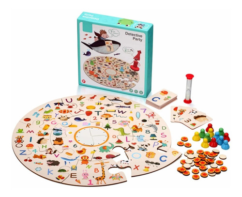 Juego De Mesa Ojo De Pince + Puzzle Detective Niños Barbazar