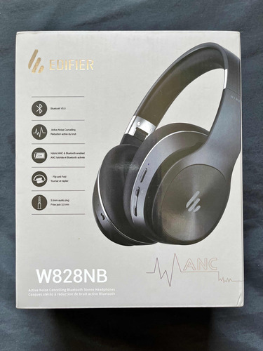 Headphone Com Cancelamento De Ruído W828nb Bluetooth Edifier