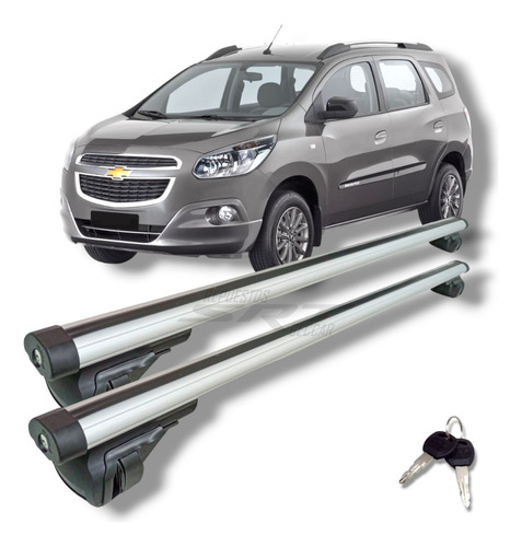 Barra Porta Equipaje Aluminio Chevrolet Spin Con Barras