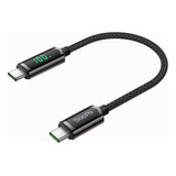 Cable Usb C A Usb C Soopii, 100 W, Trenzado De Nylon Tip...