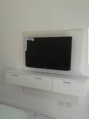 Mesa Panel Tv Flotante. 130x110x32