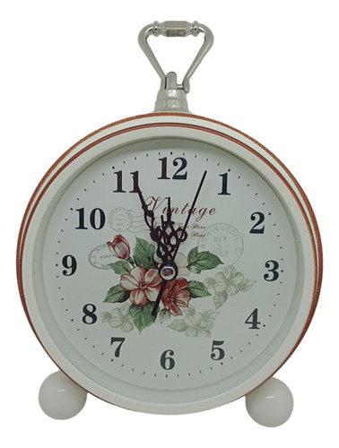 Reloj De Mesa ,escritorio Vintage Deco , Metal 