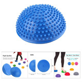 Masaje De Pies Hemisferio Equilibrio Ejercicio Bola Con Púas Color Azul