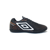 Botin Umbro Sintetico Techno Negro/naranja Sport Town