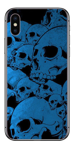 Funda Para iPhone Todos Los Modelos Tpu Metallica Skulls