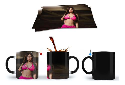 Taza Mágica Personalizada Karely Ruiz Con Nombre Modelo 1