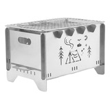 Desmontable Bbq Grill Estufa Tarjeta Horno Robusto