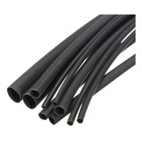 Tubo Retratil Termocontratil/termoretratil 6mm 5metros Preto