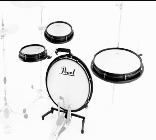 Bateria Pearl Traveler Compact Completa, Excelente Estado 