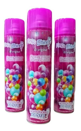 3 Brillos Para Globo Mega Shine Antioxidante