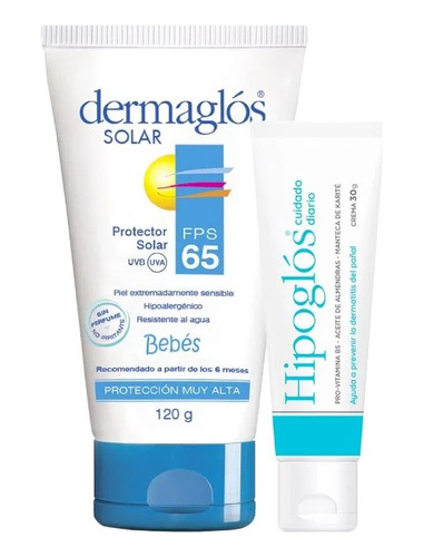 Kit Protección Completa Bebes Hipoglós Cd + Dermaglós Solar