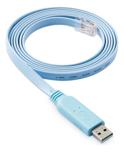 Cable De Consola Usb Usb A Rj45 Para Cisco 1,8 M