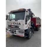 Iveco Tector 170 E22 Balancin 6x2 Hidrogrua Grua Caja