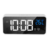 Reloj Despertador Recargable Con Pantalla Led P/dormitorio