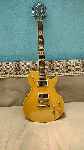 Guitarra Sx Les Paul Gold Top