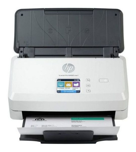 Escáner A Color Hp Scanjet Pro N4000 Snw1 Wifi Duplex Color Gris