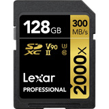 Lexar Tarjeta Profesional Sdxc Uhs-ii De  X 128 Gb, Hasta 3.