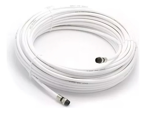 Cable Coaxil Rg4/rg59 Rollo X15mts Ideal Cañerias C/conector