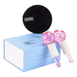 Facial Ice Beauty Ball Cibluty Facial Roller, 2 Peças, Rosa