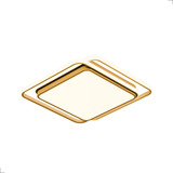 Plafon Sobrepor Hoop 72w Dourado Led 3 Cores Multicor Modern