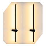 2 Lampara Led 100cm Pared Muro 3 Tonos Luz Arbotante Tubular