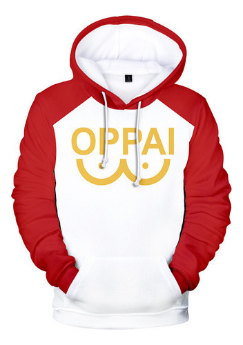 Sudadera Con Capucha Anime One Punch Man Saitama Oppai