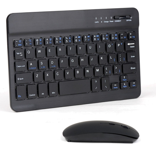 Capa Couro E Borracha iPad Air4 A2316 + Teclado Com Mouse Bt