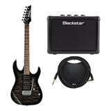 Guitarra Eléctrica Ibanez Grx70qa Gio (transparent Black Sun