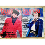 Lote De 9 Revistas Burda Moden Antiguas Con Moldes Año 86