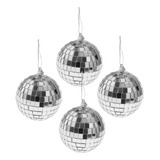 Bolas De Espejo De Navidad 4pcs 8cm