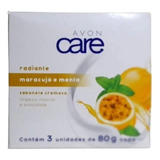 Avon Care Sabonete Em Barra Maracujá E Menta 80gx3un+ Rollon