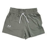 Short Under Armour Lifestyle Mujer Terry Verde Ras