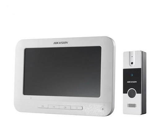 Kit Portero Visor Hikvision Kis202 Intercom Exterior 