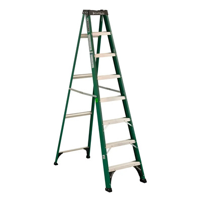 Escalera de fibra de vidrio tijera Cuprum C-3217-08 | Meses sin interés