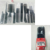 10 Set Profesional Peine Peluqueria 