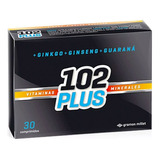 102 Plus Vitaminas Minerales Ginko Ginseng 30 Comprimidos