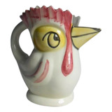 Antigua Jarra Vino Pajaro No Pinguino Ceramica Loza Retro