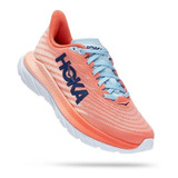 Tênis Hoka One One Mach 5 Laranja/salmão Feminino