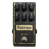 Friedman Amplificación Be-od Overdrive Pedal De Efectos De. Color Negro