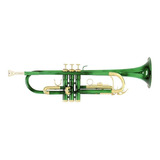 Trompeta Tonalidad Bb Tudel Ml Verde Roy Benson Tr-101e