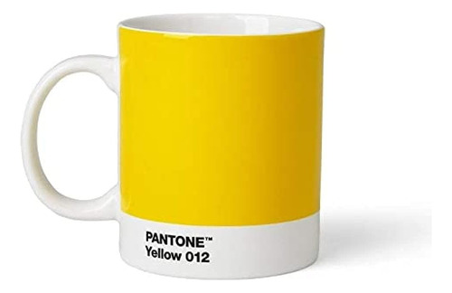 Pantone Porcelain Mugs 375 Ml, Porcelana, Amarillo 012, 8,4 