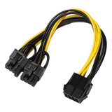 Cabo Adaptador Para Gpu Pci-e 8 Pinos P/ Duplo 6+2 (8 Pinos)