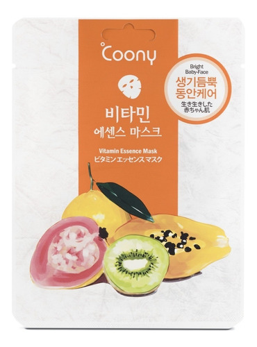 Coony Mascarilla Facial Frutas Sheertmask Vitaminas Manchas