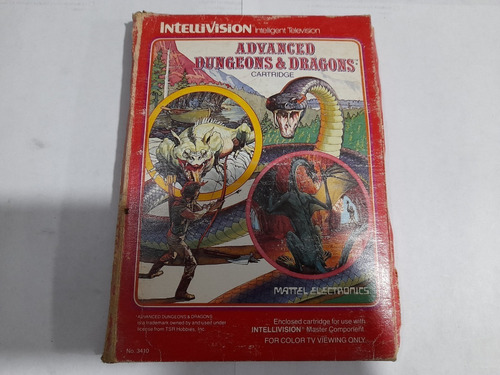 Advanced Dungeons And Dragons Para Intellivision