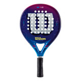 Paleta Padel Wilson - Ws 1.25 Rough Color Celeste/rosa