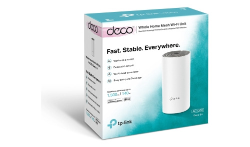 Sistema Wi-fi Mesh Tp-link Deco E4 (1-pack) Ac1200 1167 Mbps