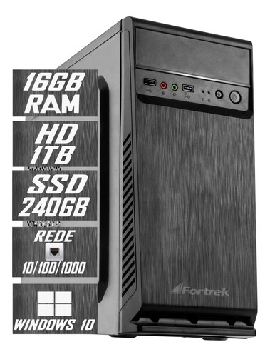 Pc Computador Cpu I7 / Hd 1tb + Ssd 240gb / 16gb Memória Ram