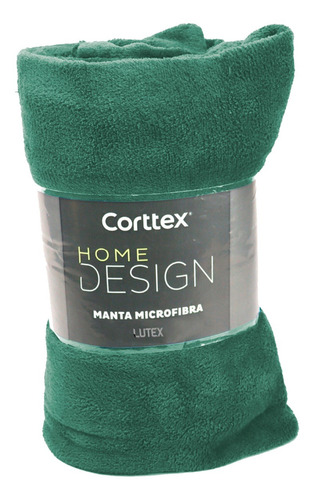 Manta Microfibra King Corttex Home Design Antialérgico Cor Verde
