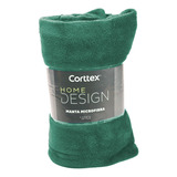 Manta Microfibra King Corttex Home Design Antialérgico Cor Verde